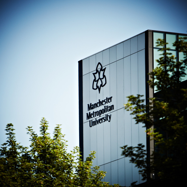 Outside the John Dalton building on campus